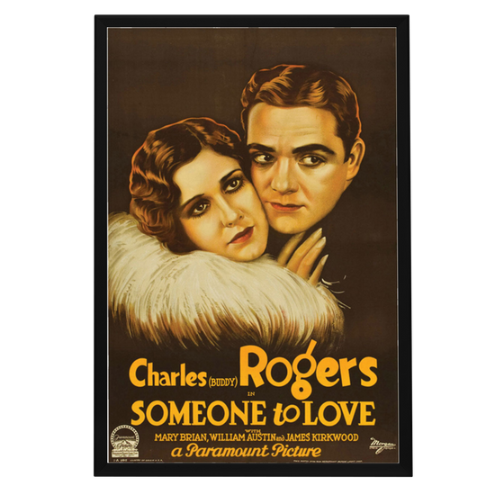 "Someone To Love" (1928) Framed Movie Poster