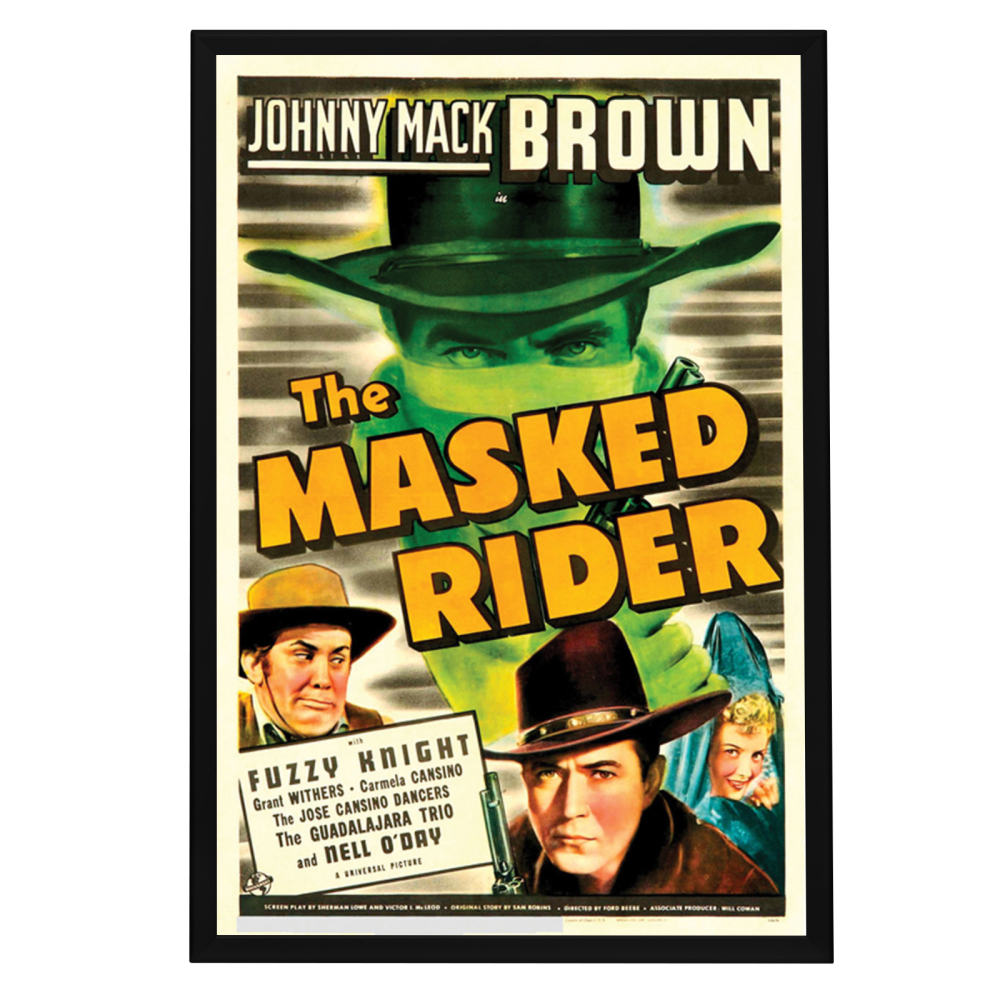 "Masked Rider" (1941) Framed Movie Poster