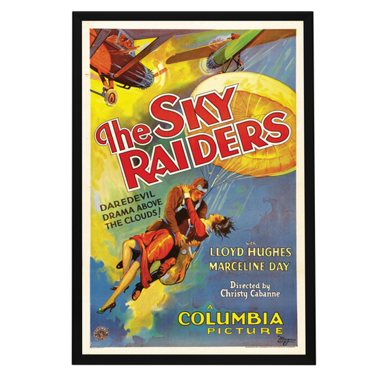 "Sky Raiders" (1931) Framed Movie Poster