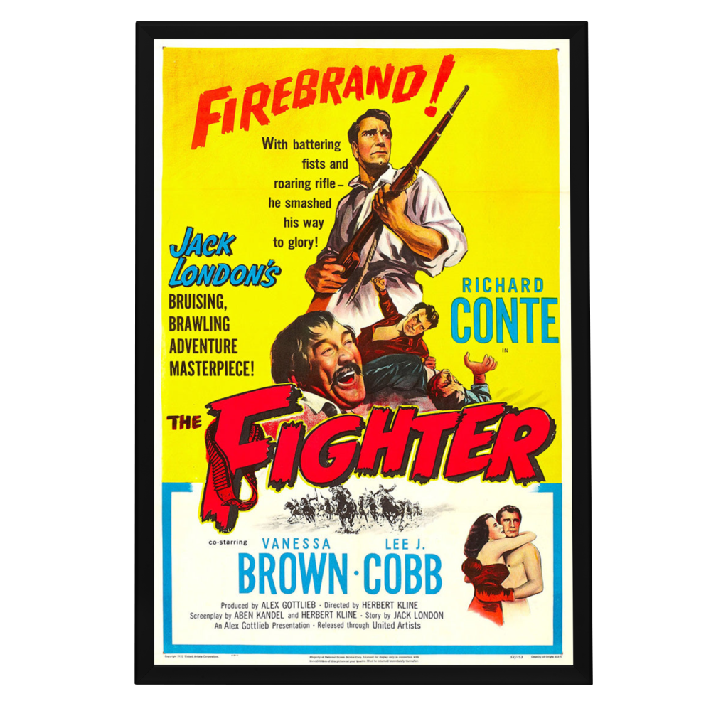 "Fighter" (1952) Framed Movie Poster