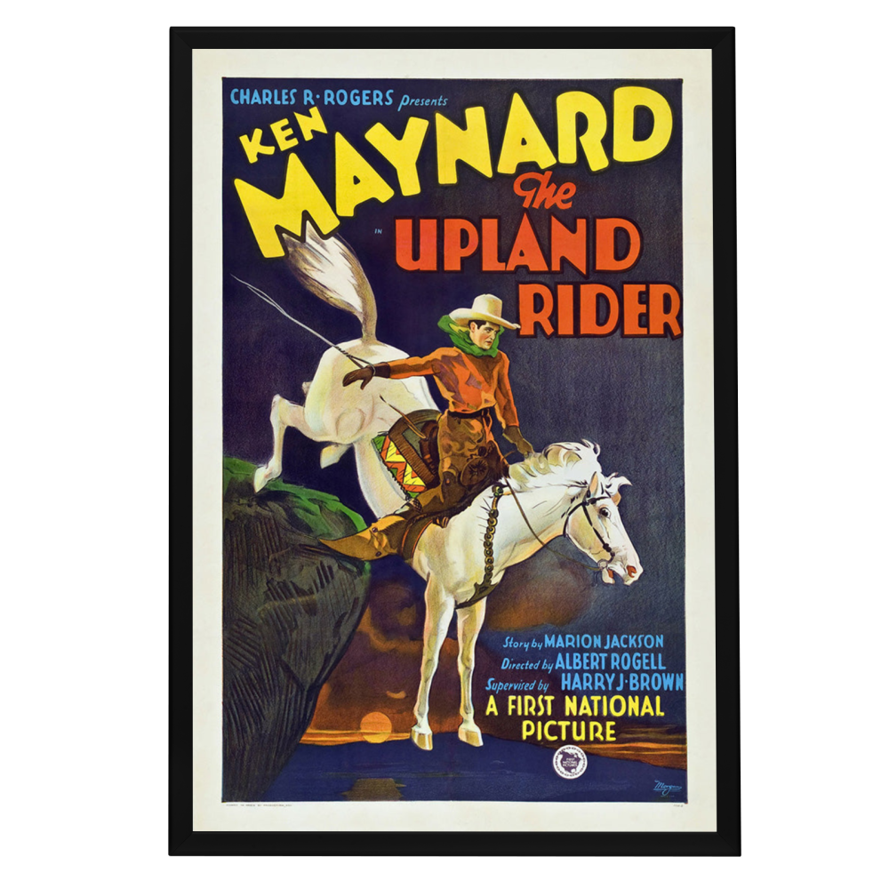 "Upland Rider" (1928) Framed Movie Poster