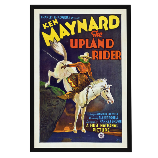 "Upland Rider" (1928) Framed Movie Poster