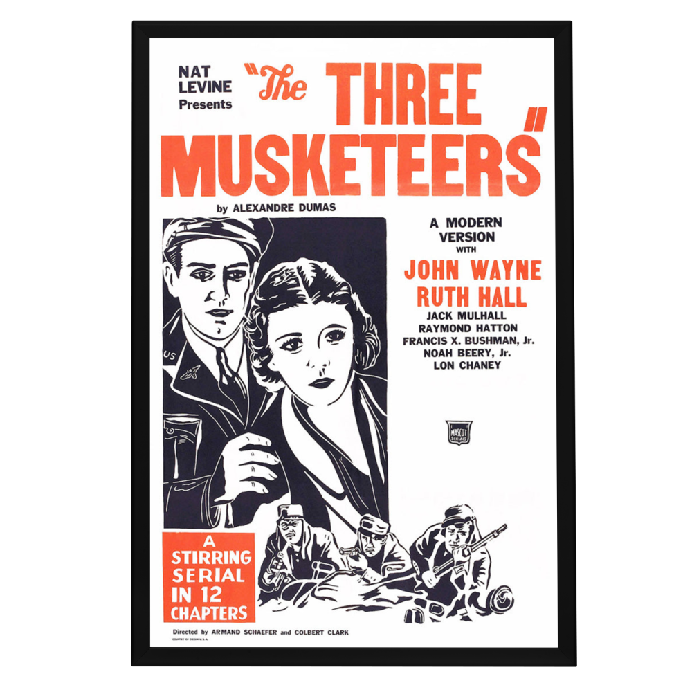 "Three Musketeers" (1933) Framed Movie Poster