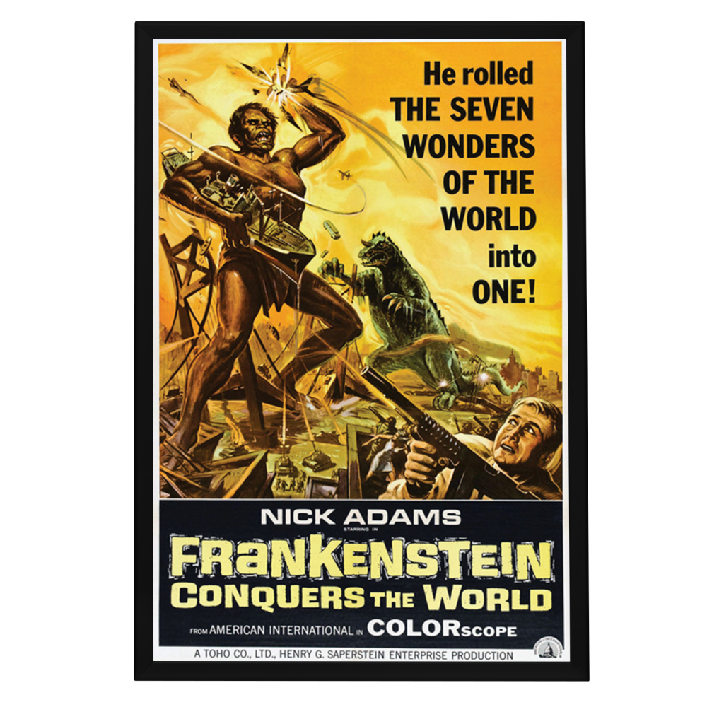 "Frankenstein Conquers The World" (1965) Framed Movie Poster