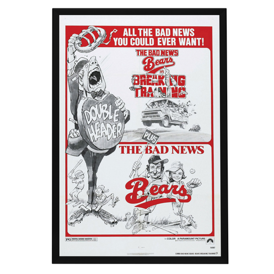 "Bad News Bears" (1977) Framed Movie Poster