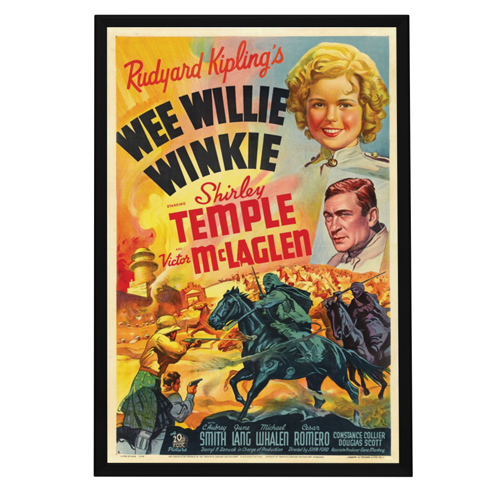 "Wee Willie Winkie" (1937) Framed Movie Poster