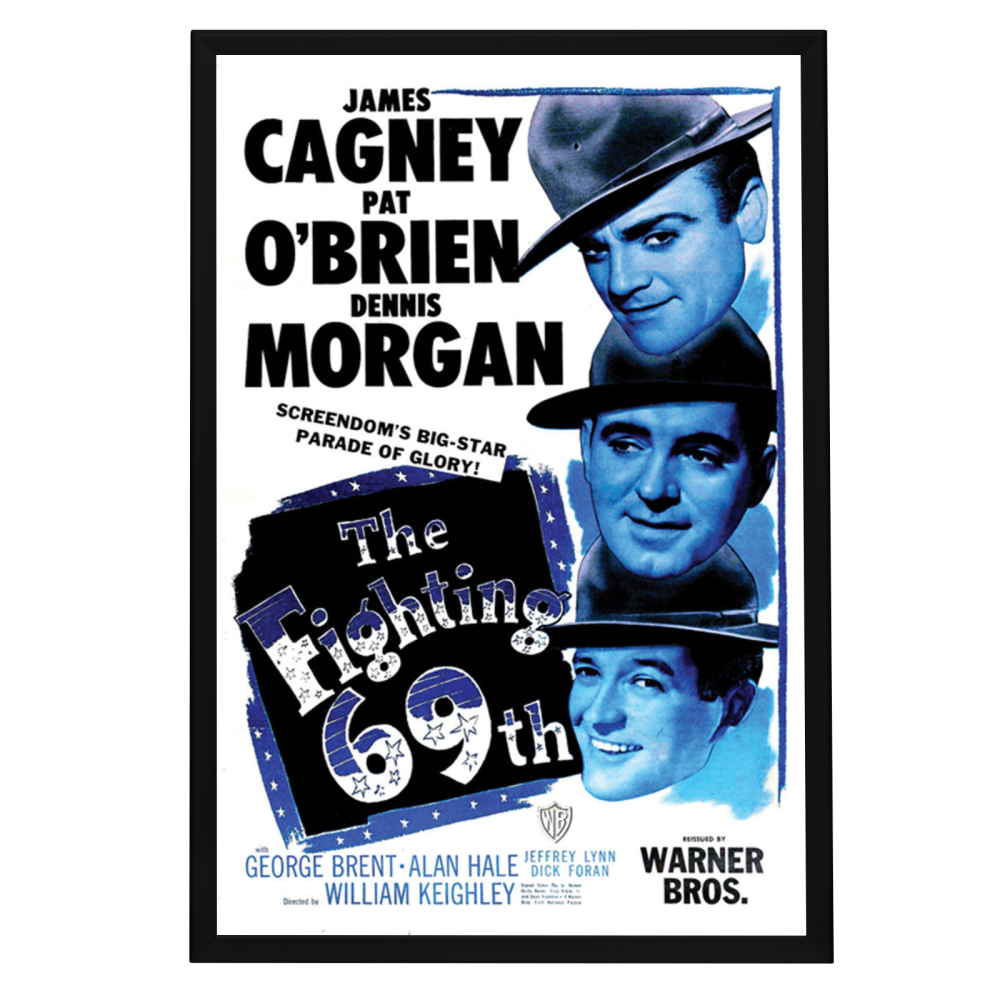 "Fighting 69th" (1940) Framed Movie Poster