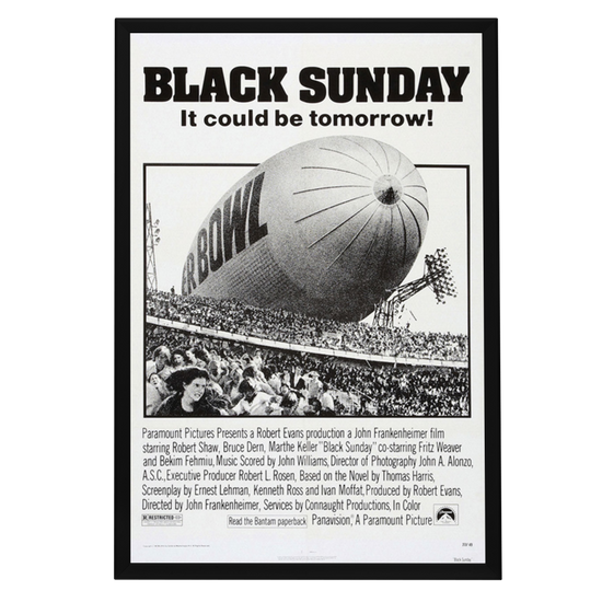 "Black Sunday" (1977) Framed Movie Poster