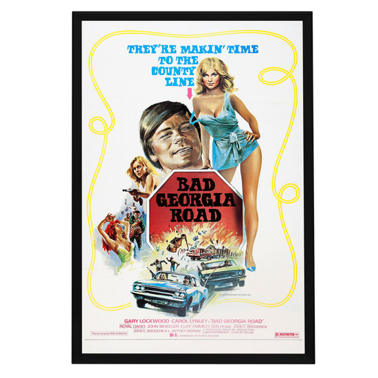 "Bad Georgia Road" (1977) Framed Movie Poster