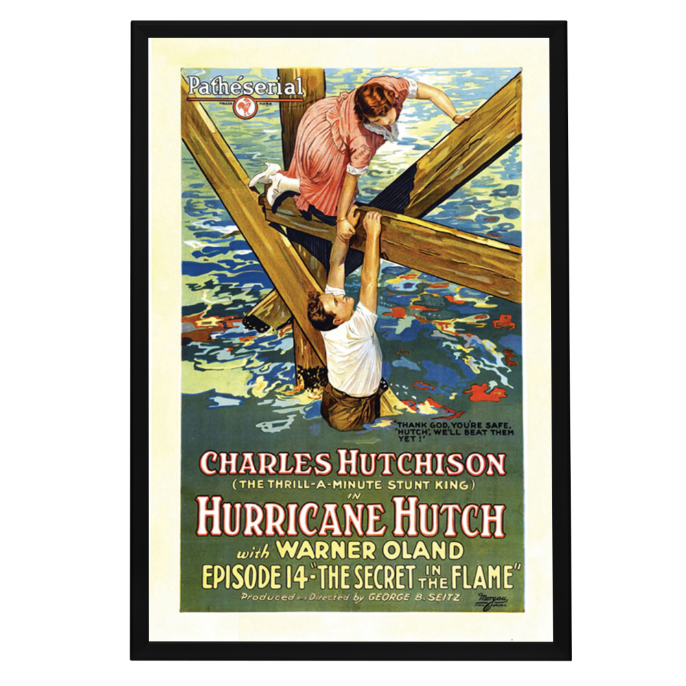 "Hurricane Hutch" (1921) Framed Movie Poster