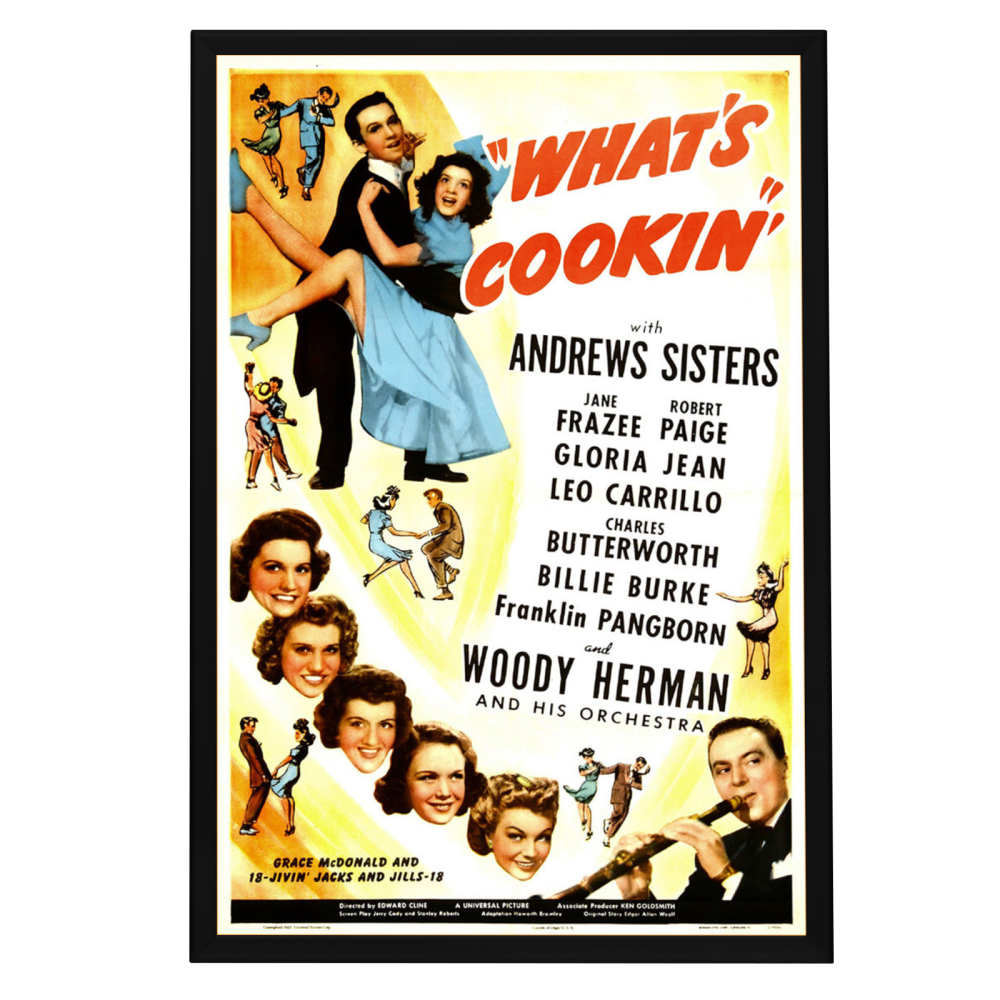 "What's Cookin'?" (1942) Framed Movie Poster