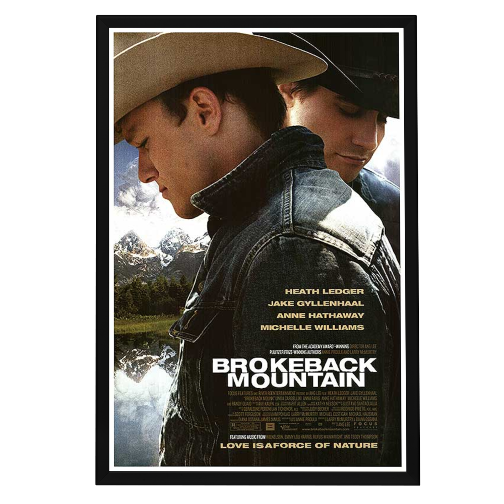 "Brokeback Mountain" (2005) Framed Movie Poster