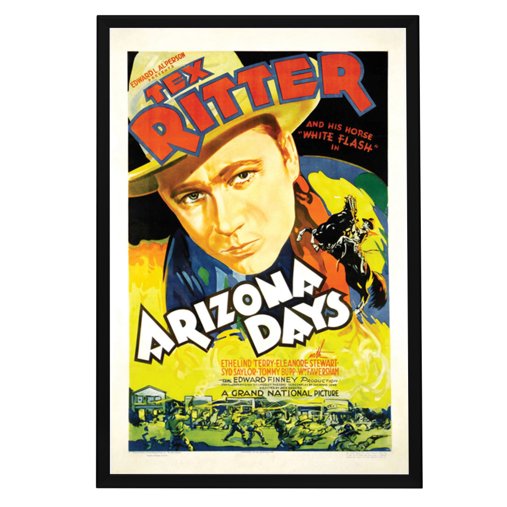 "Arizona Days" (1937) Framed Movie Poster