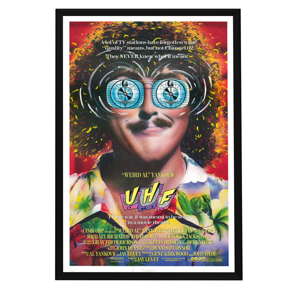 "UHF" (1989) Framed Movie Poster