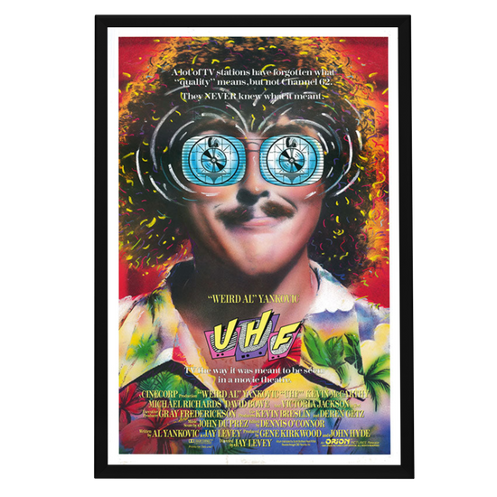"UHF" (1989) Framed Movie Poster
