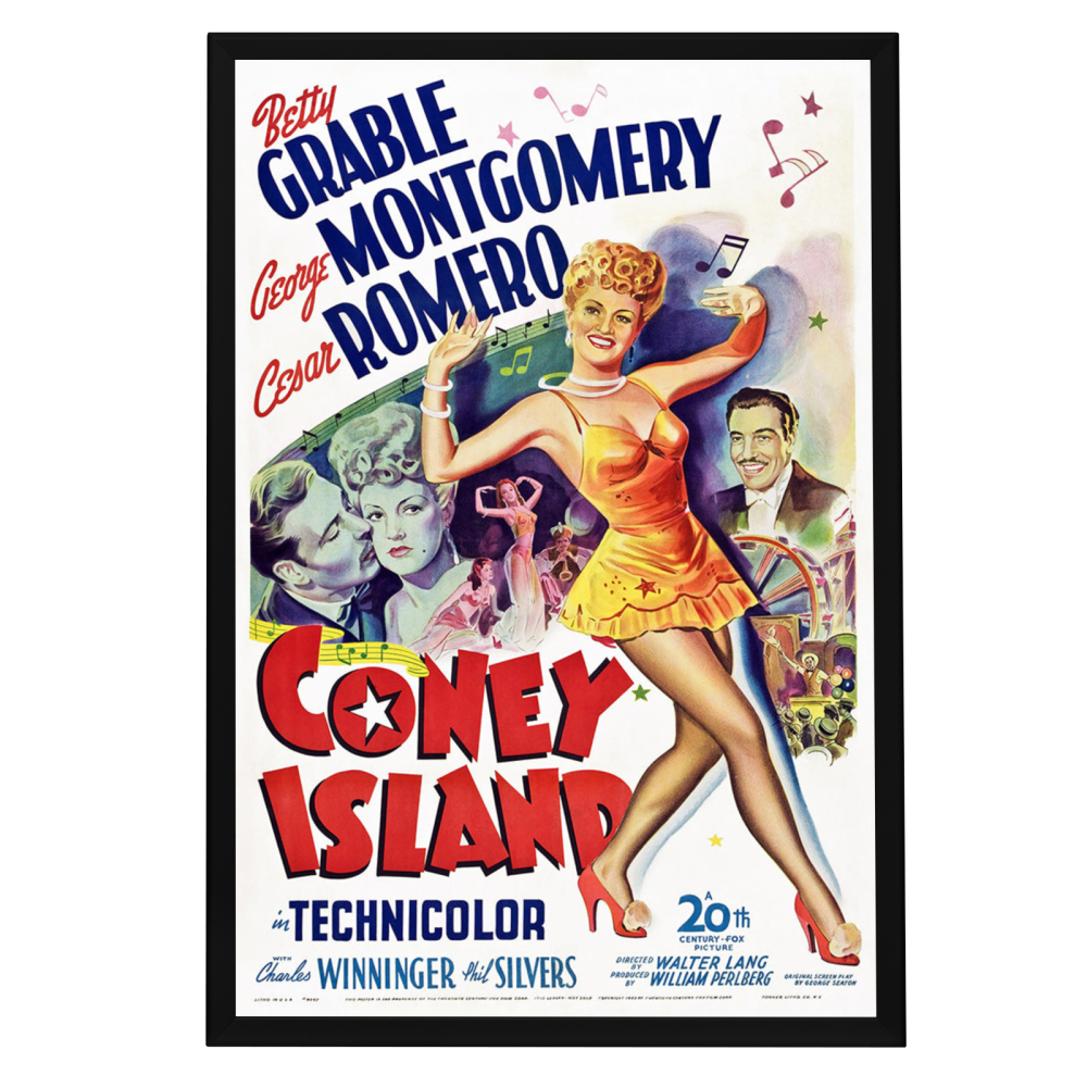 "Coney Island" (1943) Framed Movie Poster