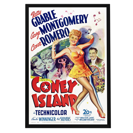 "Coney Island" (1943) Framed Movie Poster