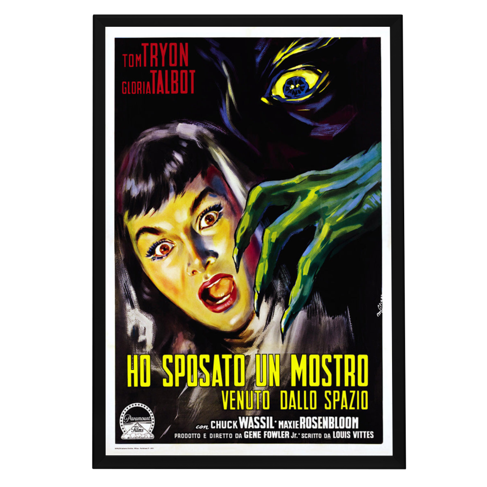 "I Married A Monster from Outer Space" (1958) Framed Movie Poster