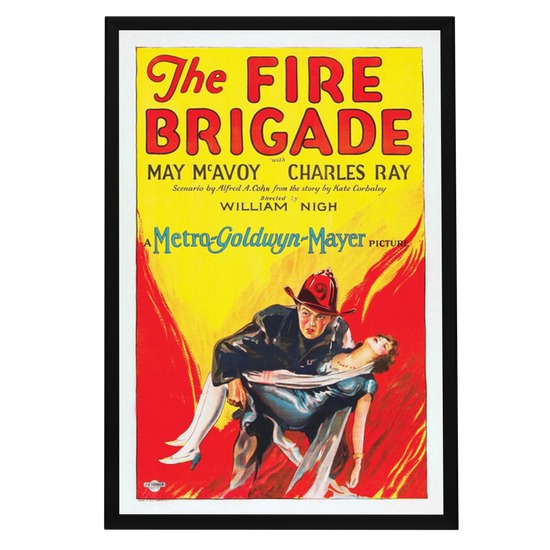 Load image into Gallery viewer, &amp;quot;Fire Brigade&amp;quot; (1926) Framed Movie Poster
