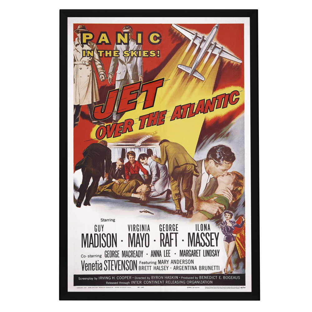 "Jet Over The Atlantic" (1959) Framed Movie Poster