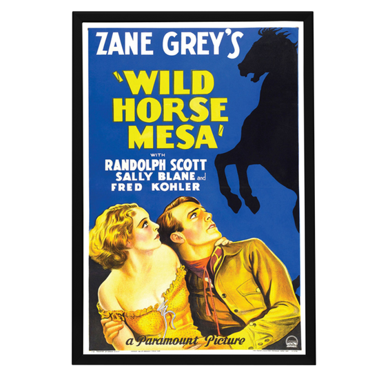 "Wild Horse Mesa" (1932) Framed Movie Poster