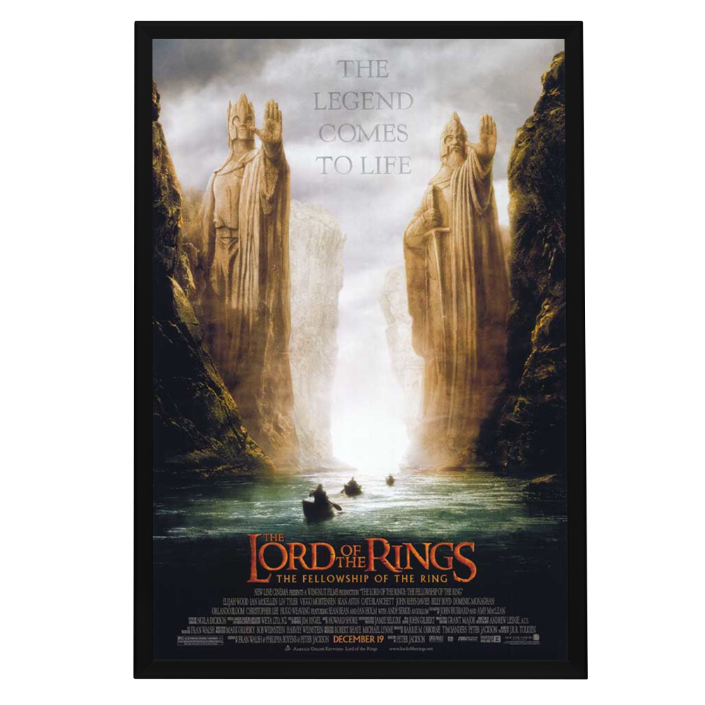 "Lord of the Rings: The Fellowship of the Ring" (2001) Framed Movie Poster