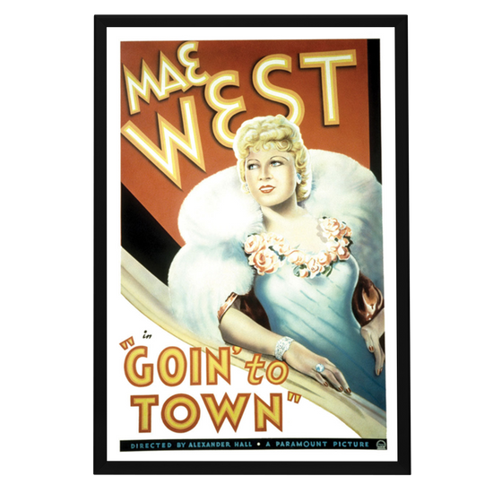 "Goin' To Town" (1935) Framed Movie Poster