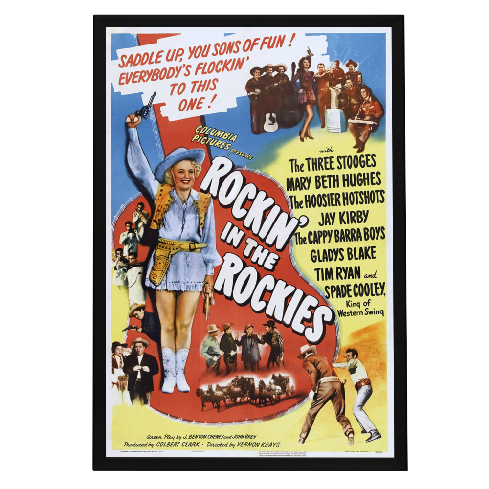 "Rockin' In The Rockies" (1945) Framed Movie Poster