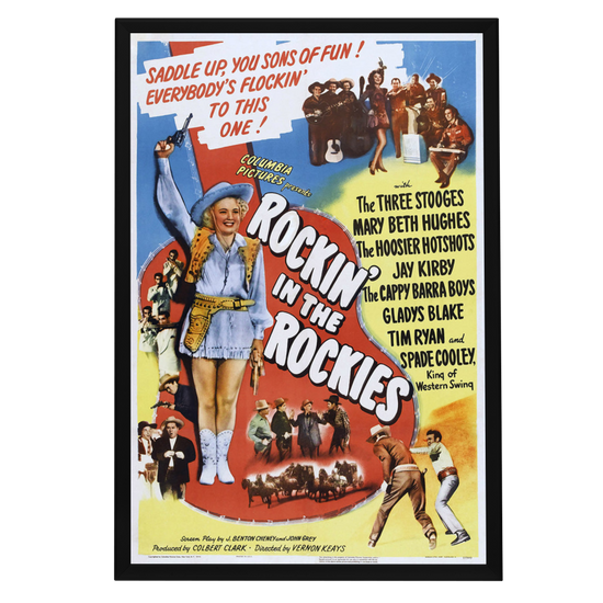 "Rockin' In The Rockies" (1945) Framed Movie Poster