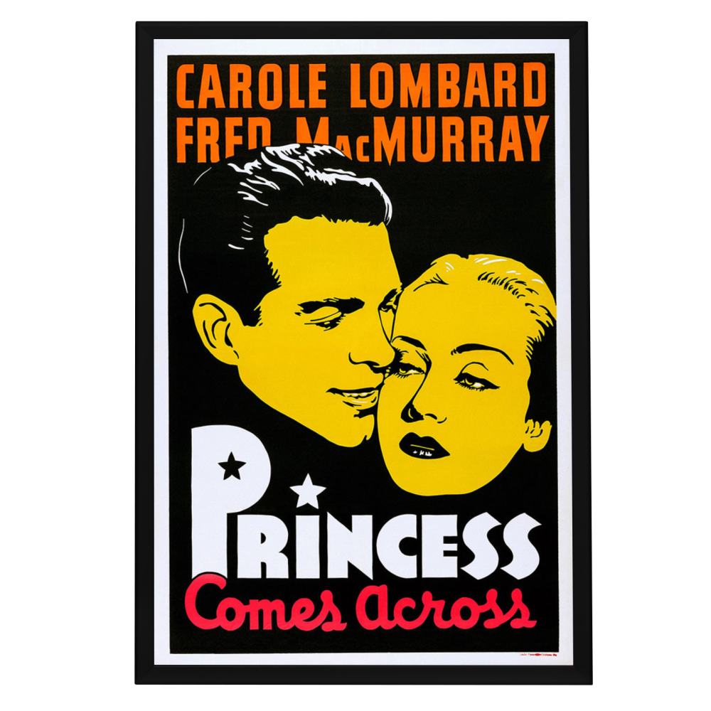 "Princess Comes Across" (1936) Framed Movie Poster