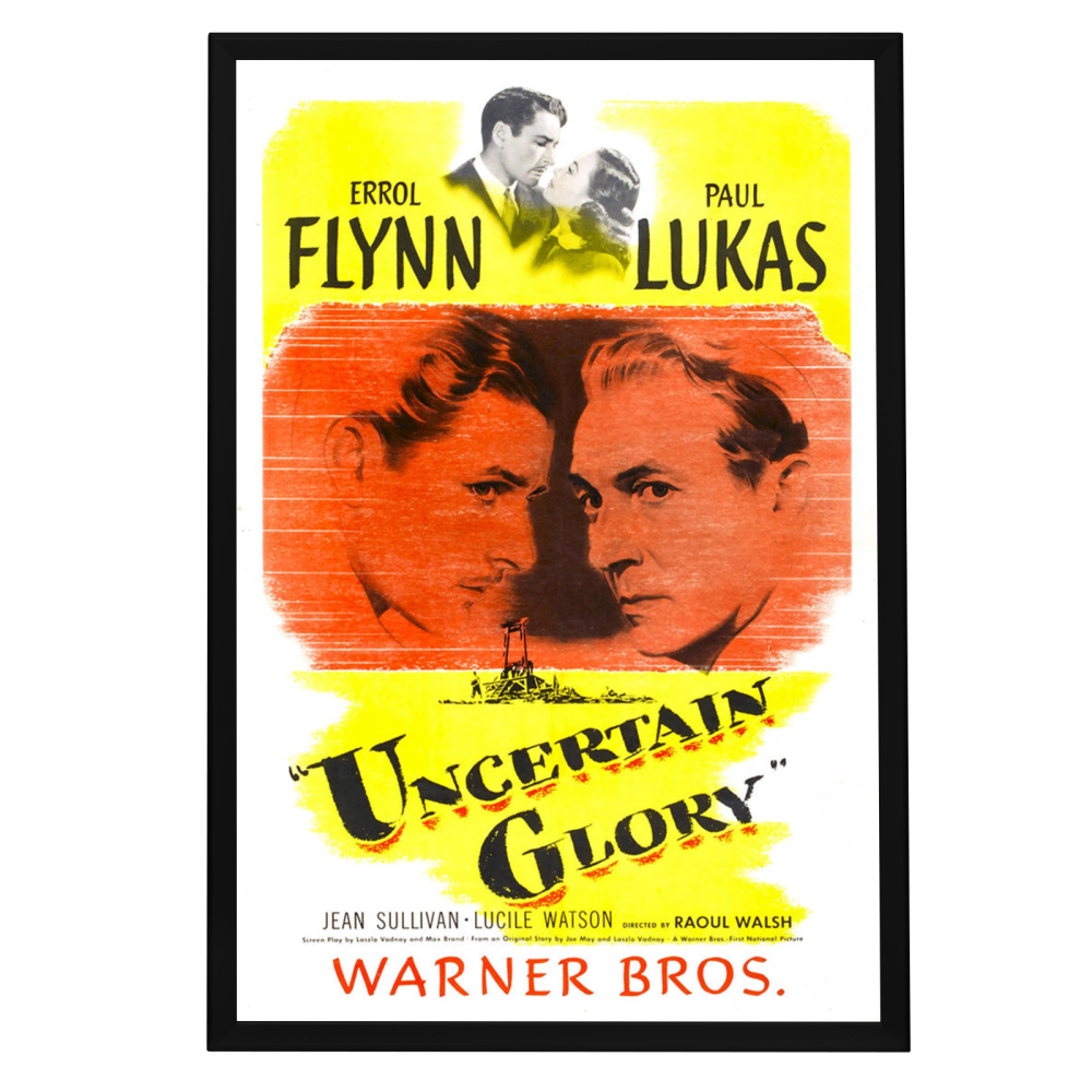 "Uncertain Glory" (1944) Framed Movie Poster