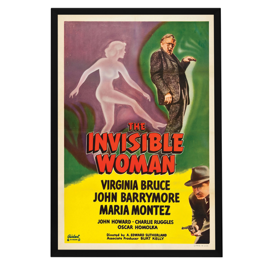 "Invisible Woman" (1940) Framed Movie Poster