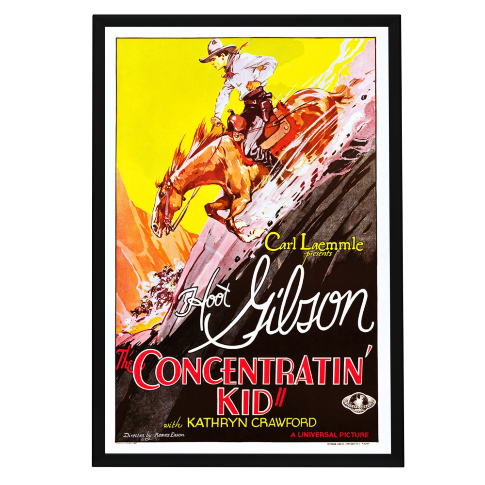 "Concentratin' Kid" (1930) Framed Movie Poster