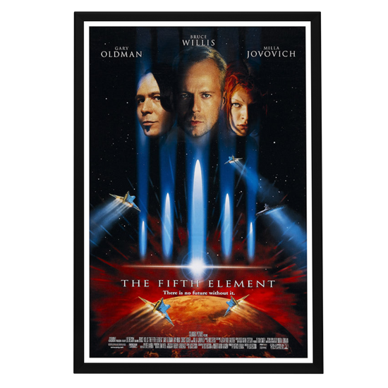 "Fifth Element" (1997) Framed Movie Poster