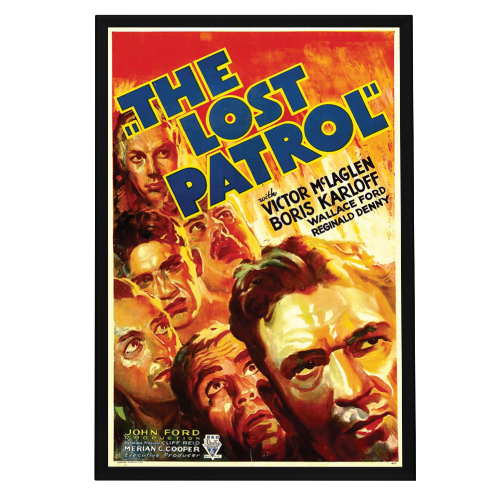 "Lost Patrol" (1934) Framed Movie Poster