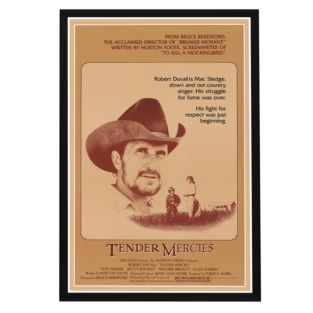 "Tender Mercies" (1983) Framed Movie Poster