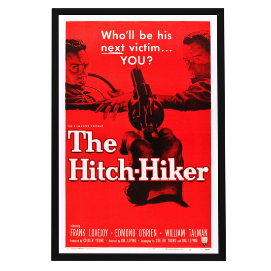 "Hitch-Hiker" (1953) Framed Movie Poster