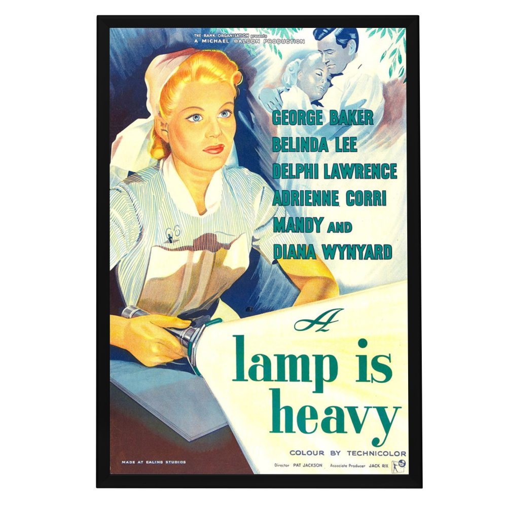 "Lamp Is Heavy" (1956) Framed Movie Poster