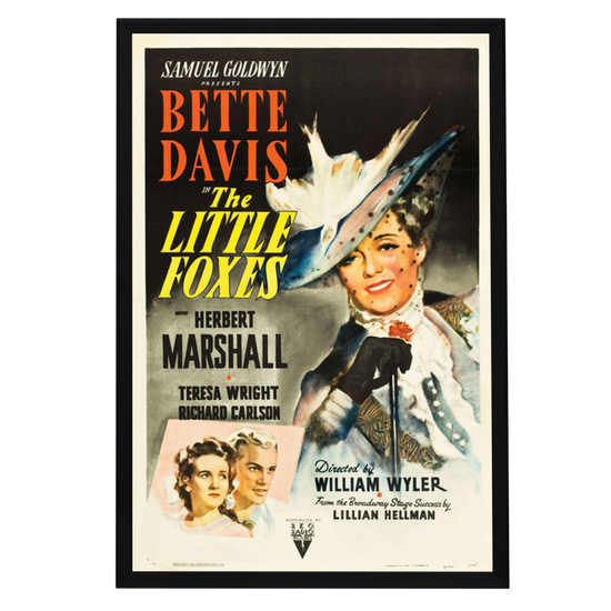 "Little Foxes" (1941) Framed Movie Poster