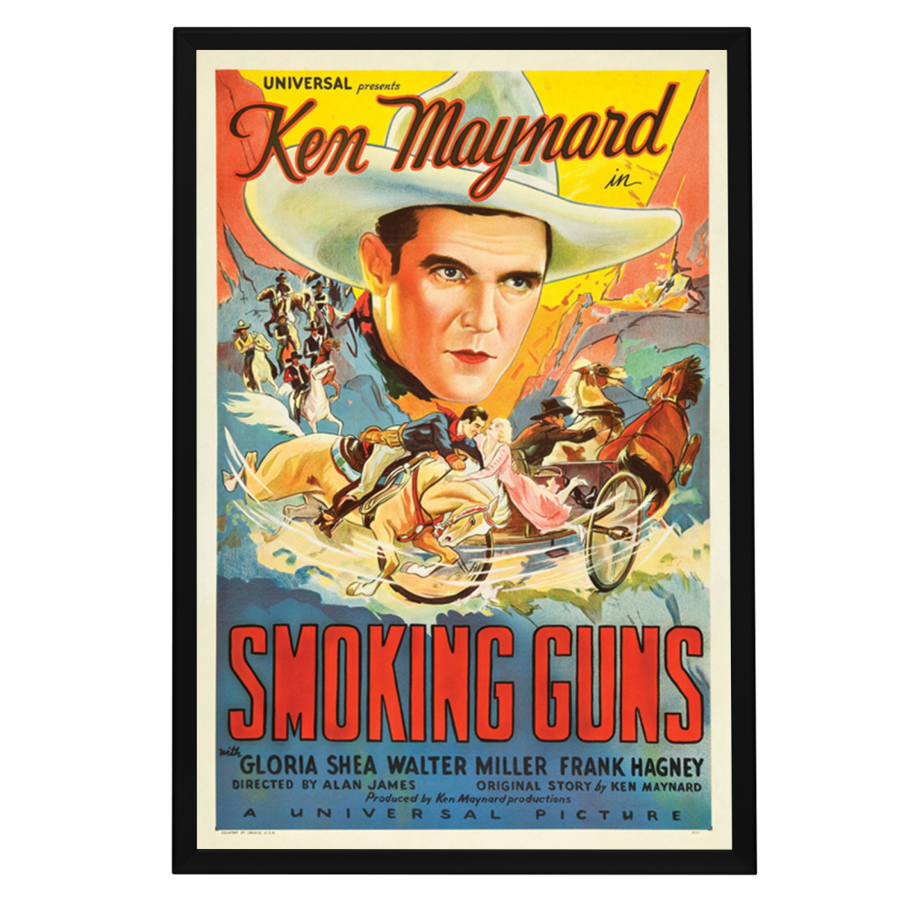 "Smoking Guns" (1934) Framed Movie Poster