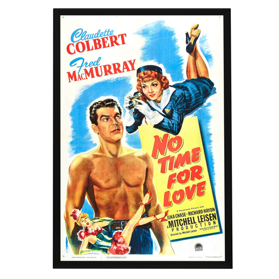 "No Time For Love" (1943) Framed Movie Poster