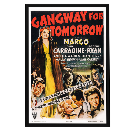 "Gangway For Tomorrow" (1943) Framed Movie Poster