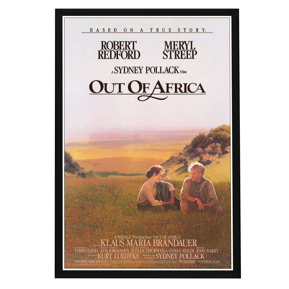 "Out Of Africa" (1985) Framed Movie Poster