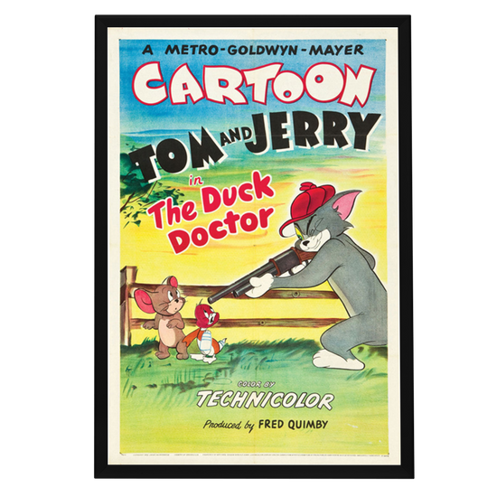 "Duck Doctor" (1952) Framed Movie Poster