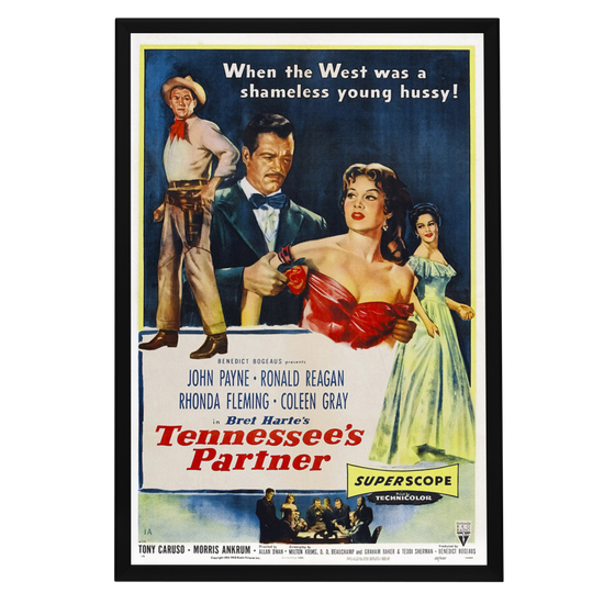 "Tennessee's Partner" (1955) Framed Movie Poster