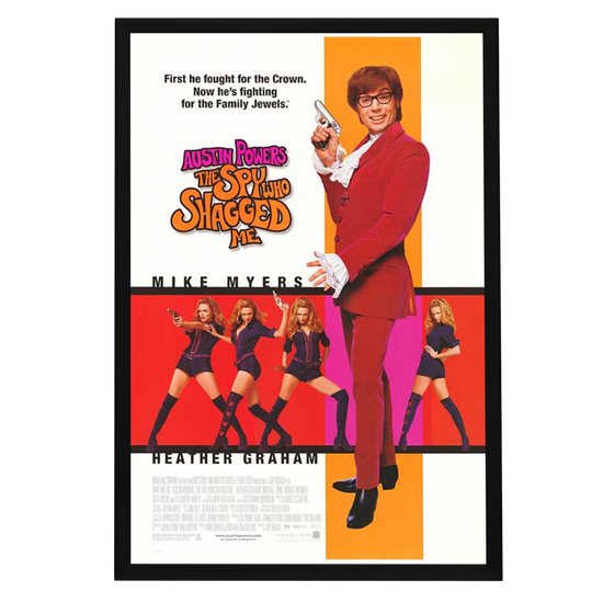 "Austin Powers: The Spy Who Shagged Me" (1999) Framed Movie Poster