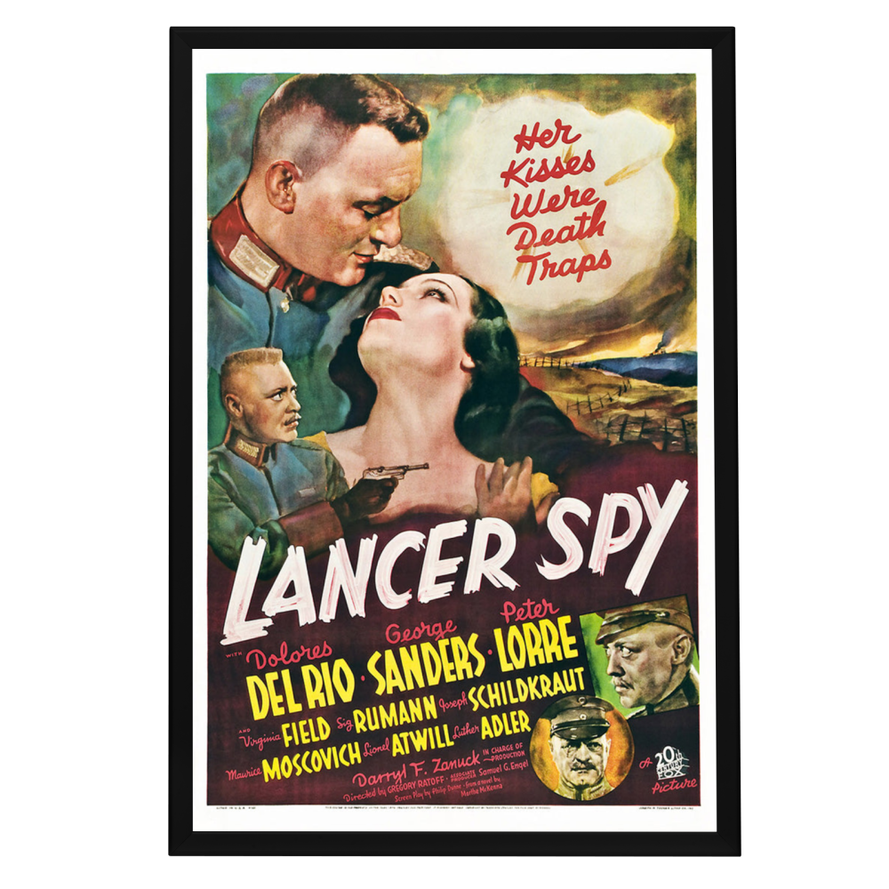 "Lancer Spy" (1937) Framed Movie Poster