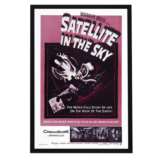 "Satellite In The Sky" (1956) Framed Movie Poster