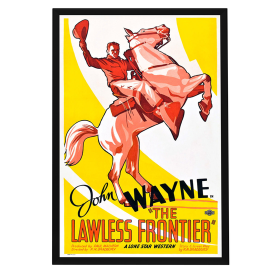 "Lawless Frontier" (1934) Framed Movie Poster