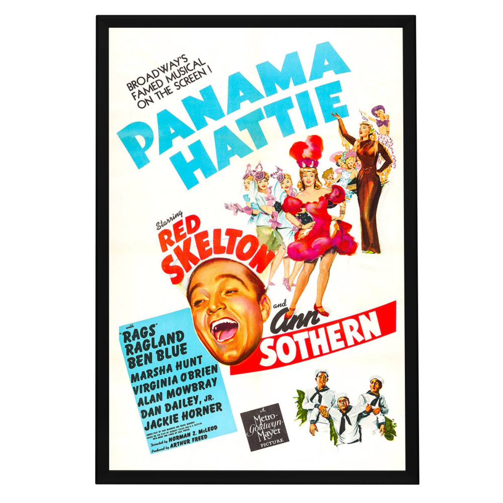 "Panama Hattie" (1942) Framed Movie Poster
